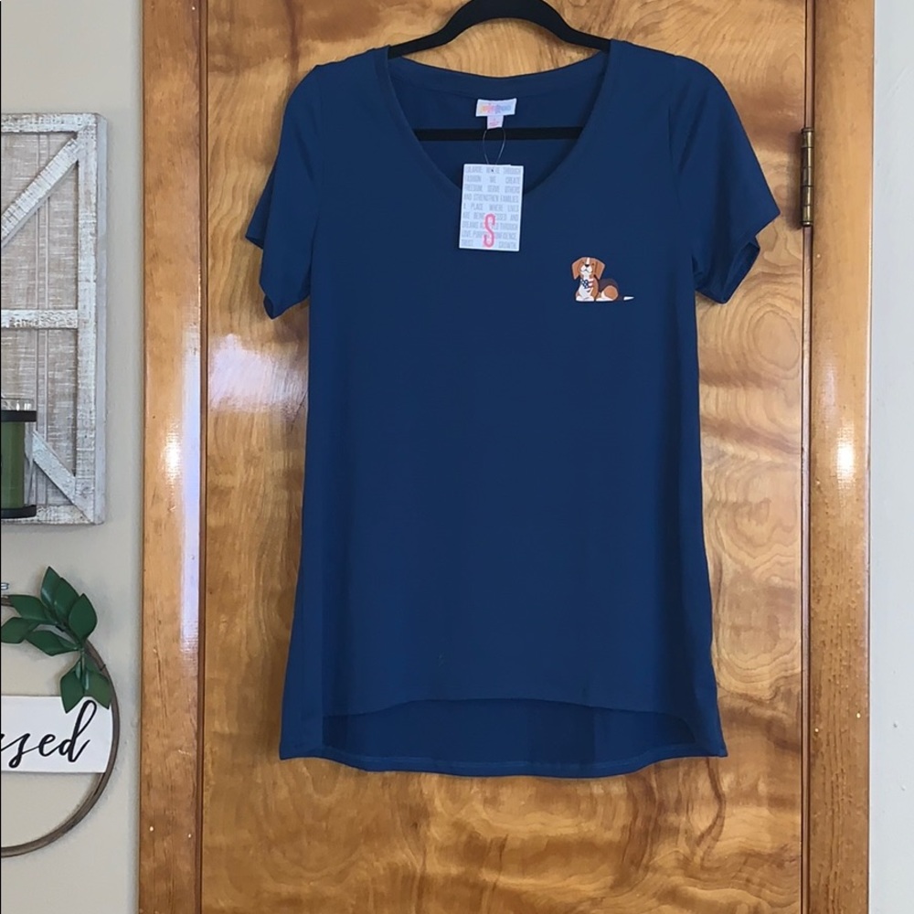 LulaRoe Christy T 2019 print BEAGLE!